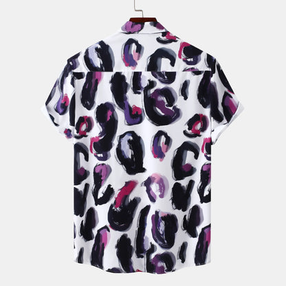 Printed Plus Size Button-Up Shirt