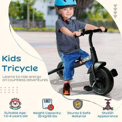 Kids Trike with Adjustable Backrest
