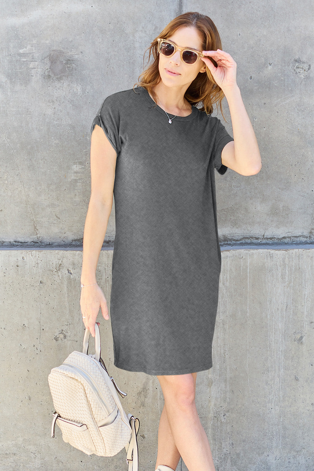 Full size Dress with Pockets - MONLANE
