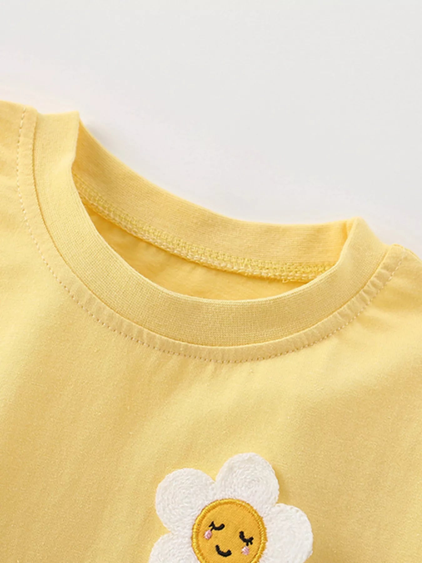 Children's Sunny Daisy T-Shirt and Shorts Set