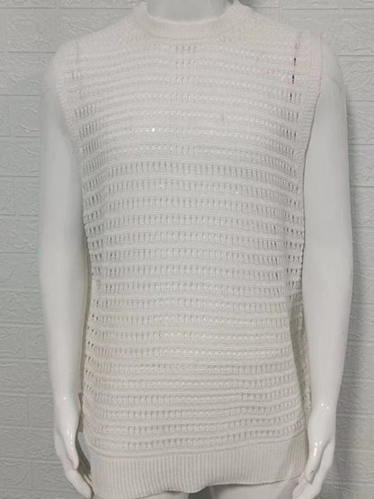 Men's Sleeveless Knit Top