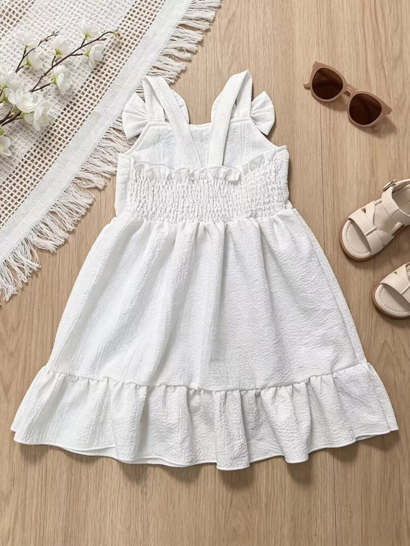 Children's Bowknot Sleeveless Dress