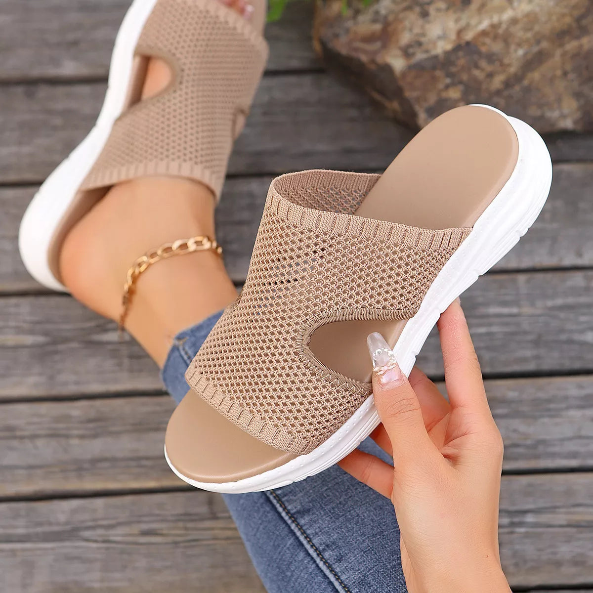 Breathable Open Toe Sandals