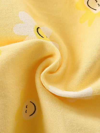 Children's Sunny Daisy T-Shirt and Shorts Set