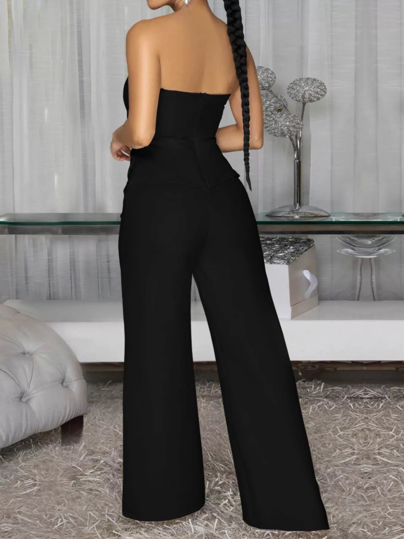 Tube Wide Leg Jumpsuit