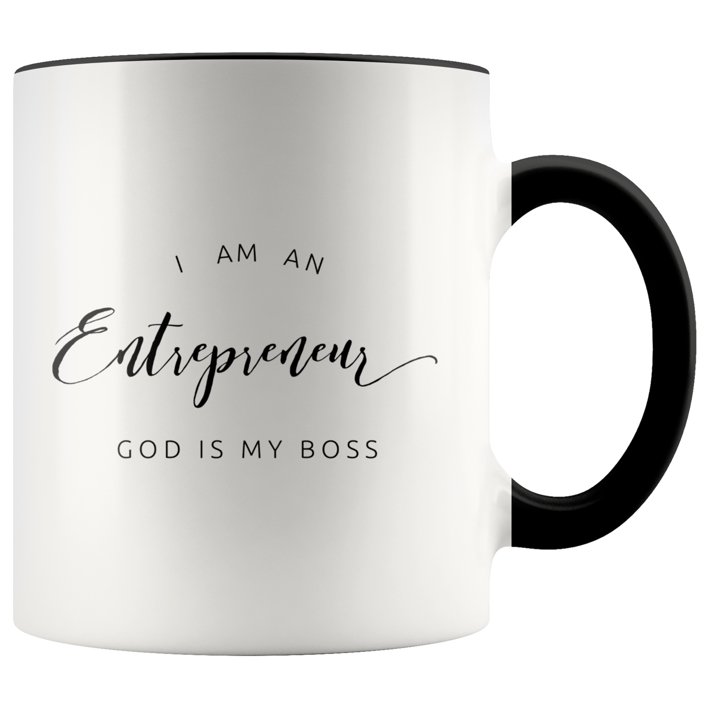 God Is The Boss Mug - MONLANE