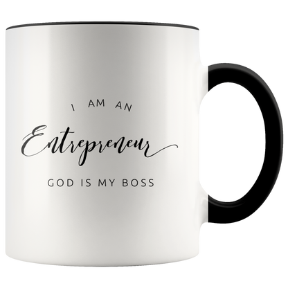 God Is The Boss Mug - MONLANE