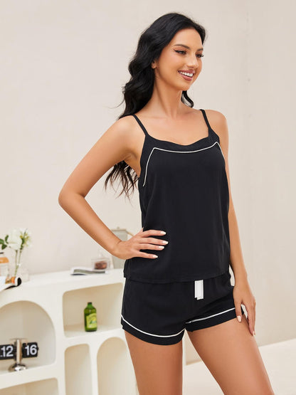 Spaghetti Strap Shorts Lounge Set - MONLANE