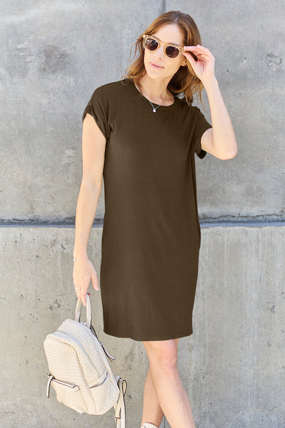 Full size Dress with Pockets - MONLANE