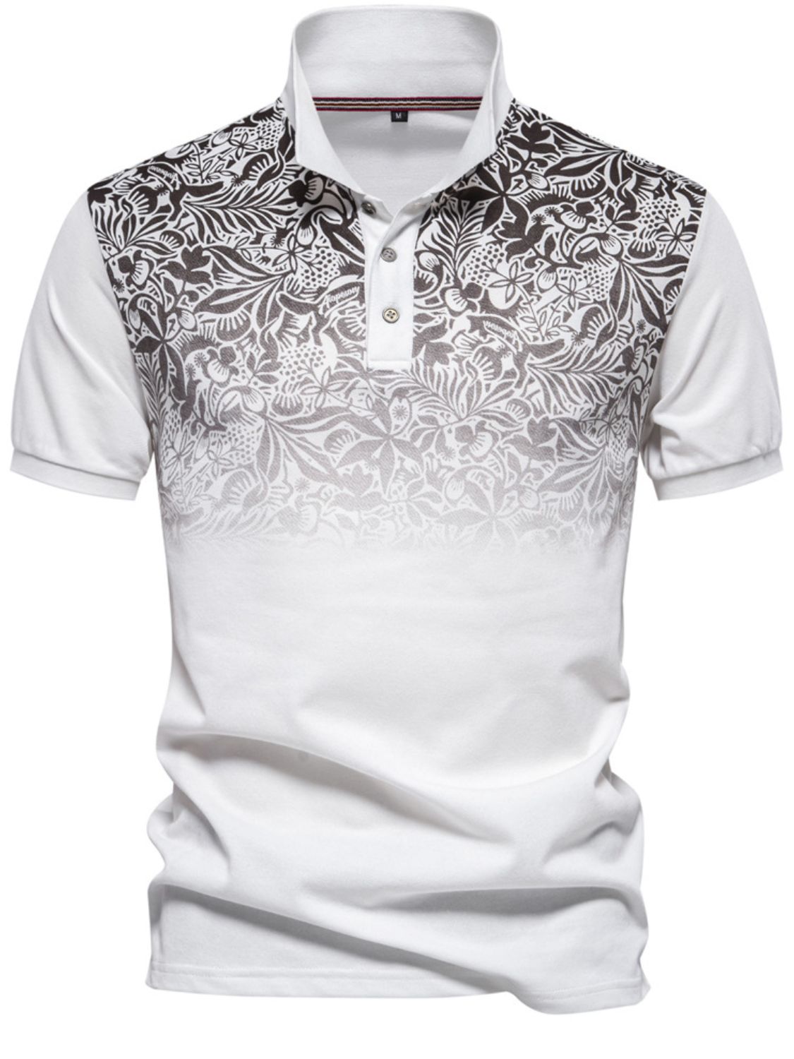 Men's Printed Short Sleeve Polo
