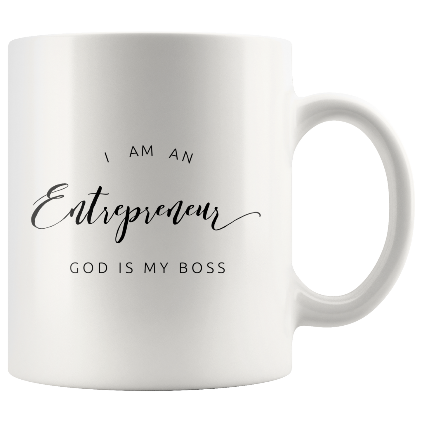 God Is The Boss Mug - MONLANE