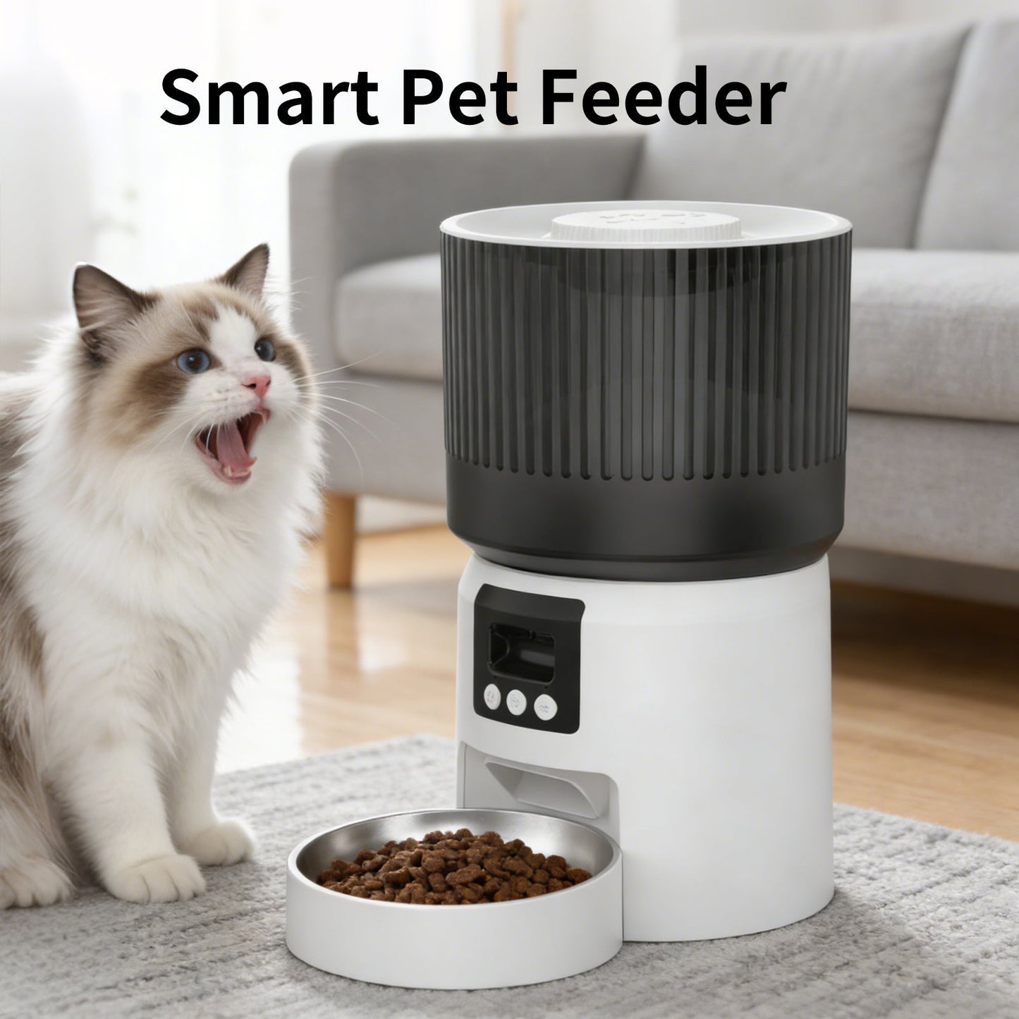 Intelligent fully automatic pet feeder