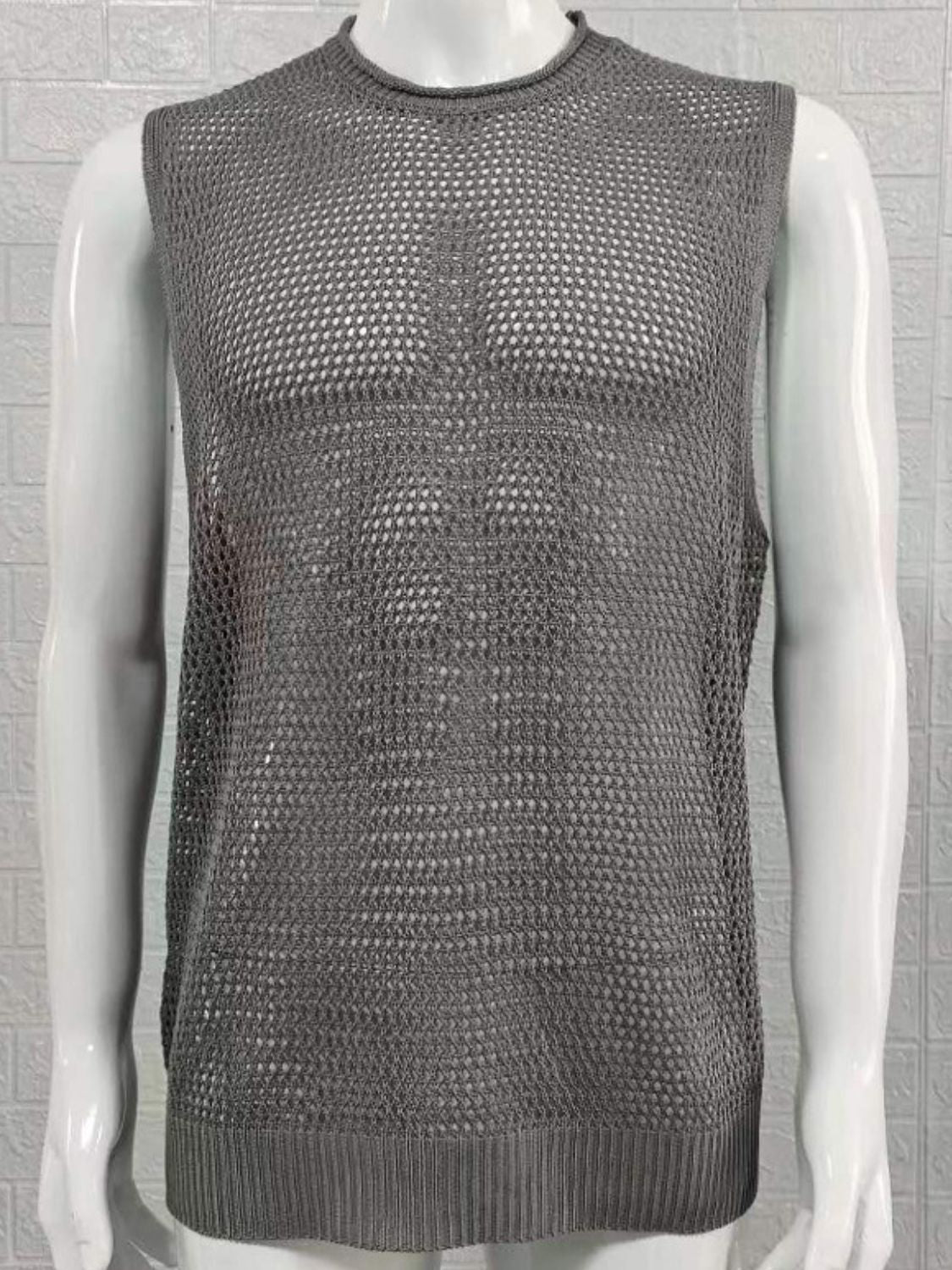 Men's Sleeveless Knit Top