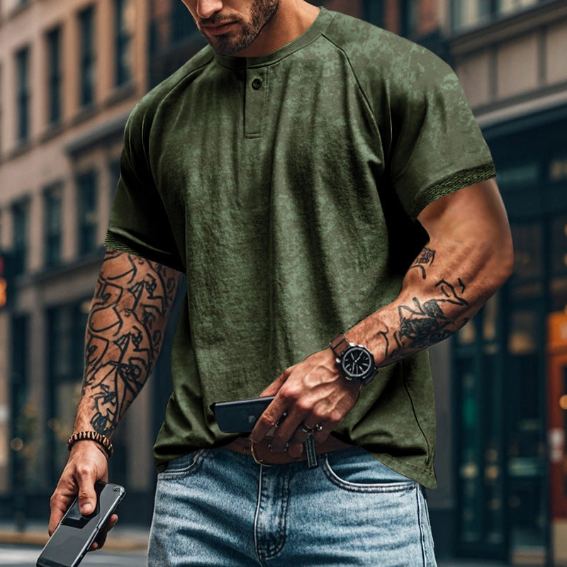 Men's Full Size Short Sleeve T-Shirt