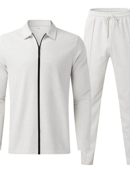 Men's Zip Up Top and Pants Set