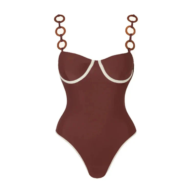 Luxury One-Piece Swimsuit - Unleash Your Inner Beach Goddess