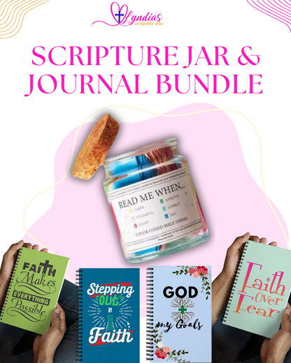 Scripture Jar & Journal Bundle