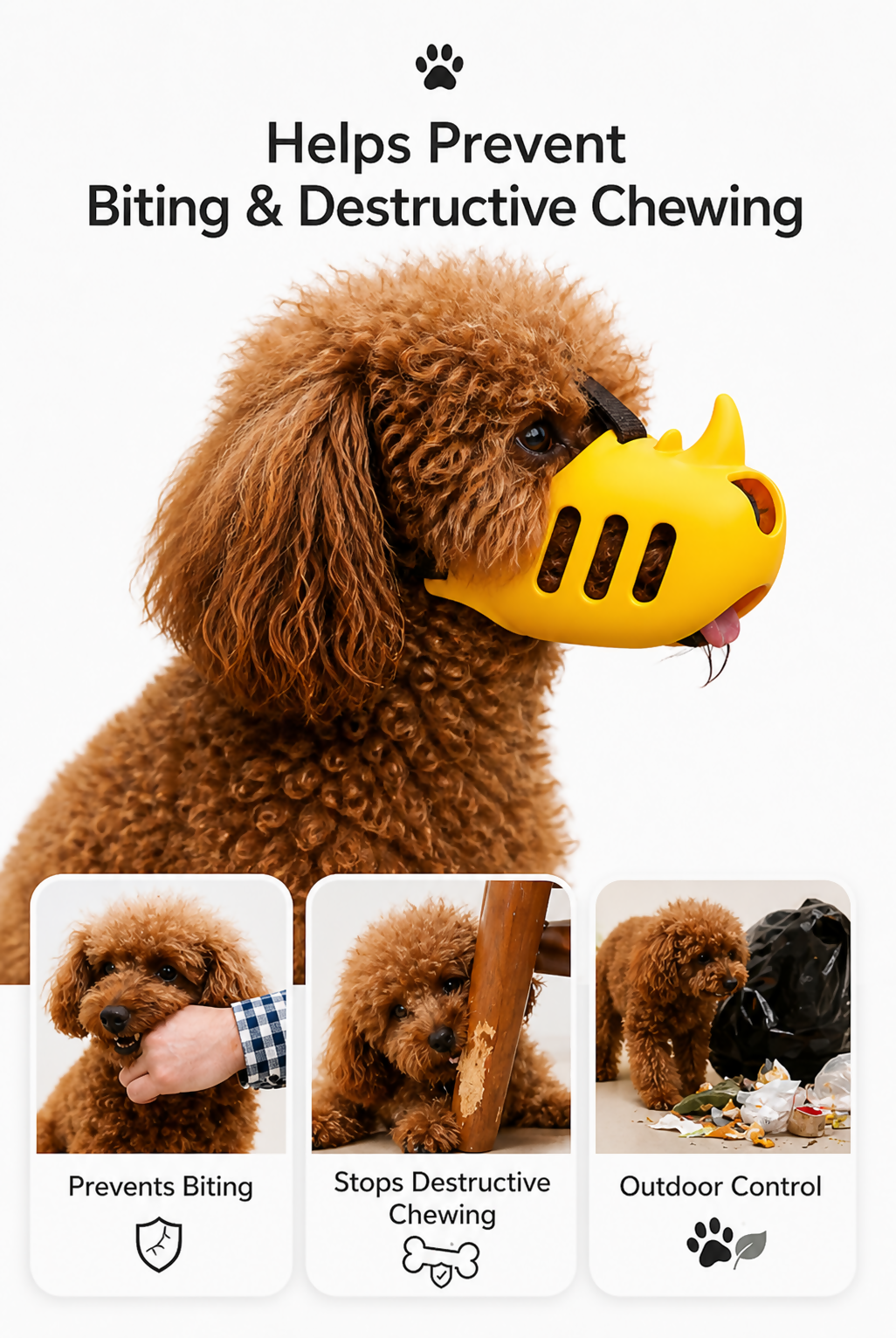 Soft & Breathable Dog Muzzle