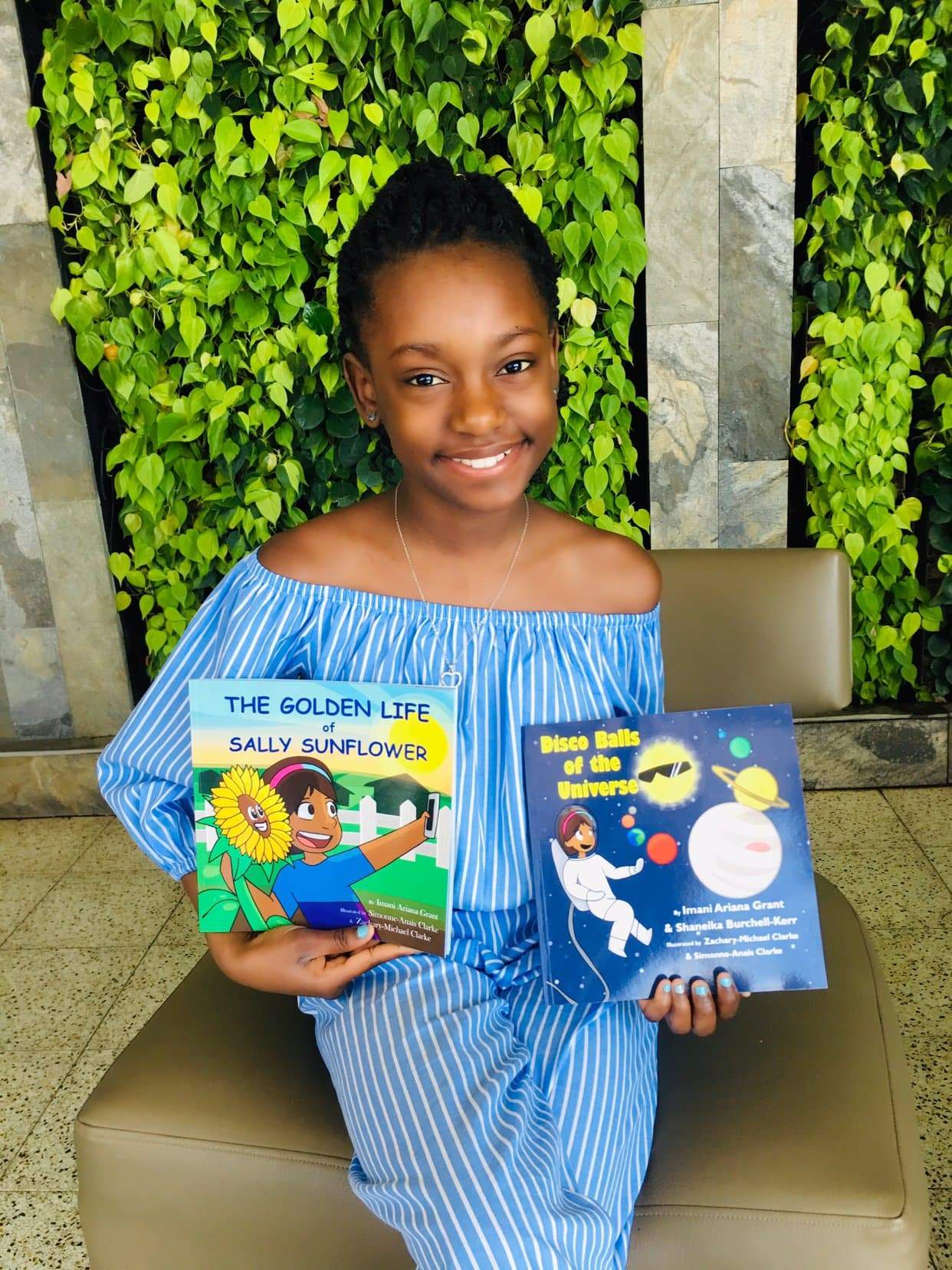 Imani Book bundle (Disco Balls Of The Universe & The Golden Life Of Sally Sunflower) Children's Science Book - MONLANE