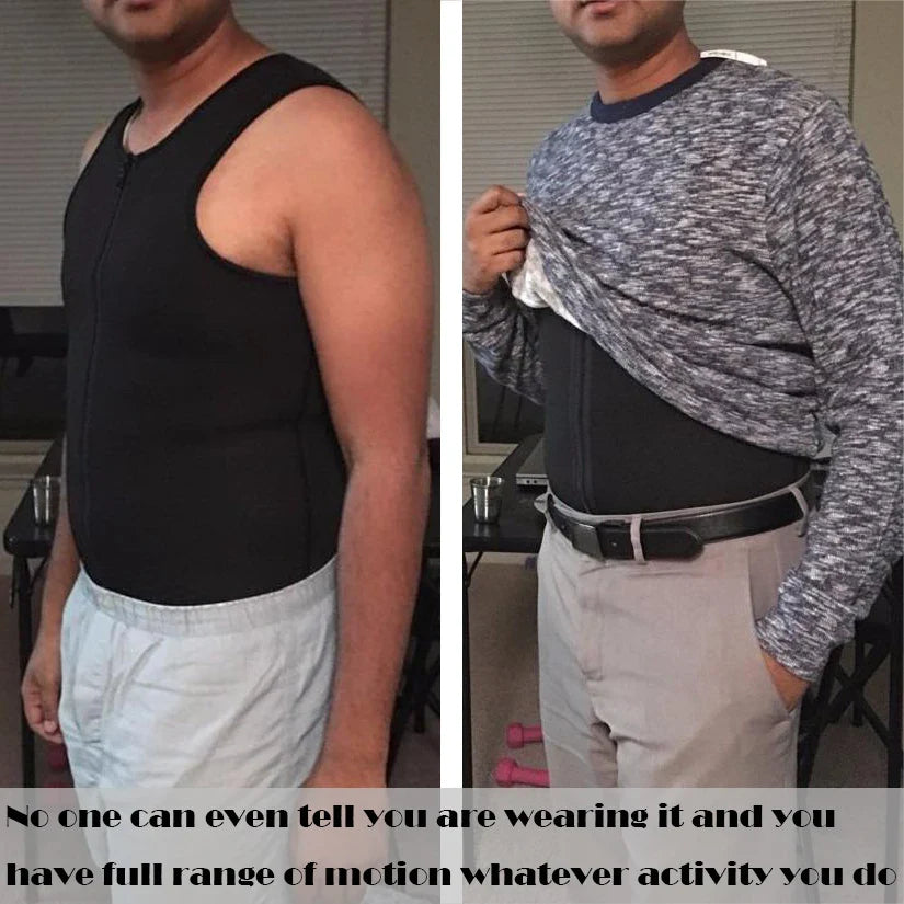 Men Body Shaper Waist Trainer Vest