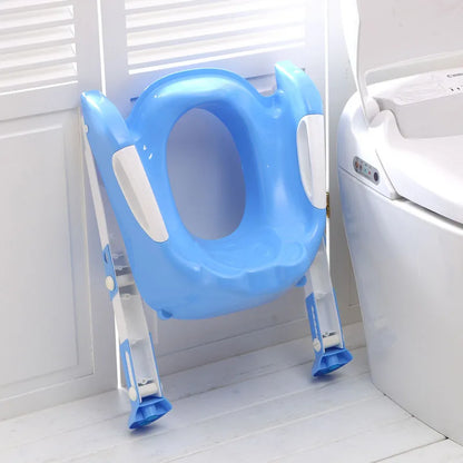 Folding Baby Potty training Seat with Adjustable Ladder - MONLANE