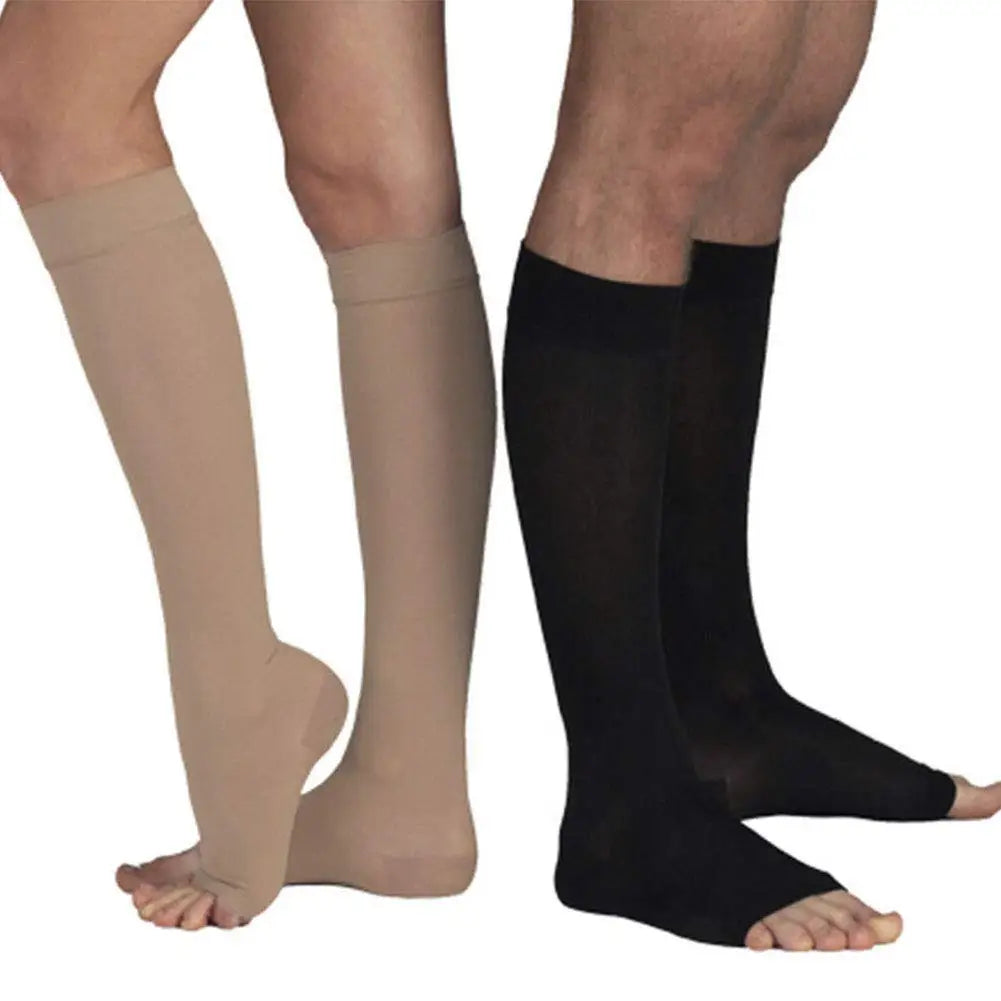 Open Toe Knee High Calf Compression Socks (U CARE) - MONLANE