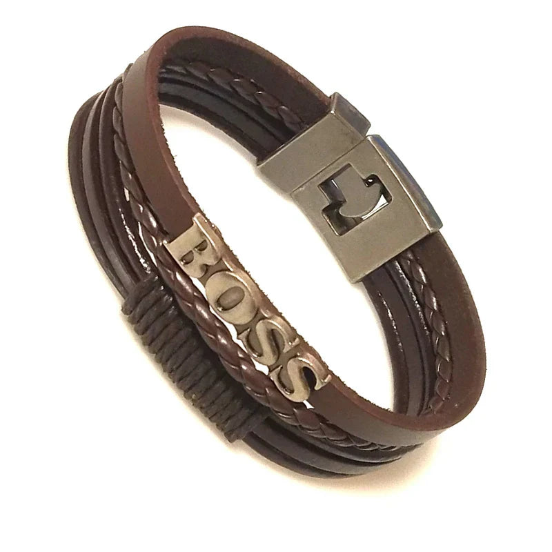 Black Believe Bracelets for Men