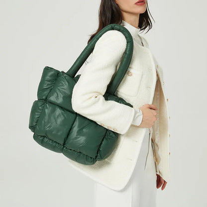 Quilted Luxury Nylon Down Cotton Bag