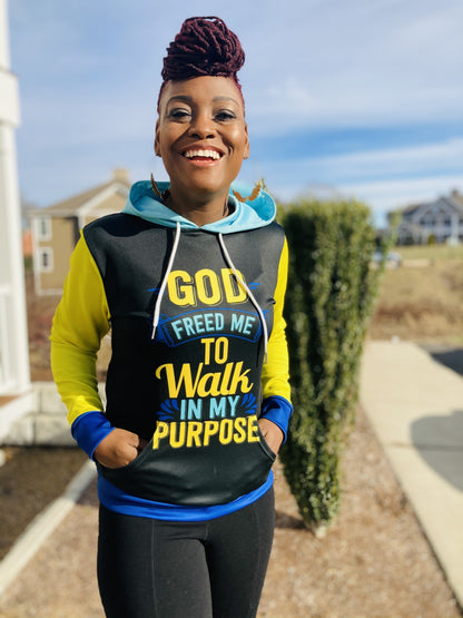 Walk In Your Purpose™️ Women's Hoodie - MONLANE