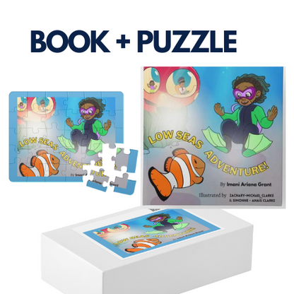 Low Seas Adventure Book & Puzzle Bundle - MONLANE