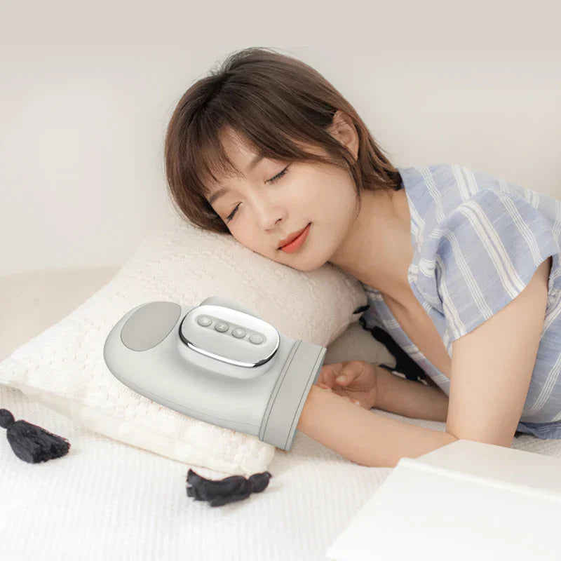 6 in 1 Smart Airbag Full Hand Massager Wrist Palm Finger Muscle Relaxation Kneading Vibration Massage Machine