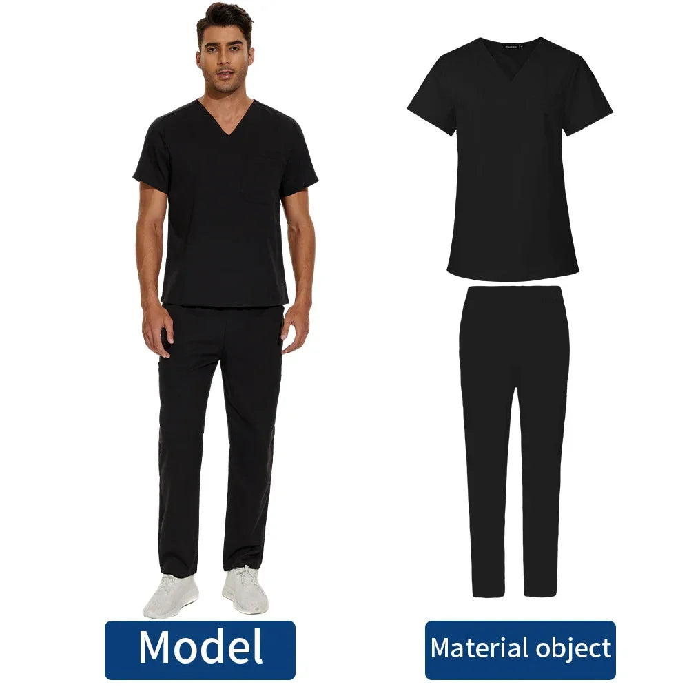 V Neck Scrub sets for men
