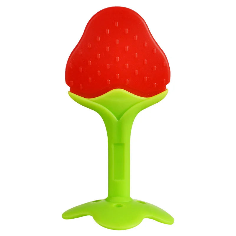 Baby Silicone Training Toothbrush Teething Ring