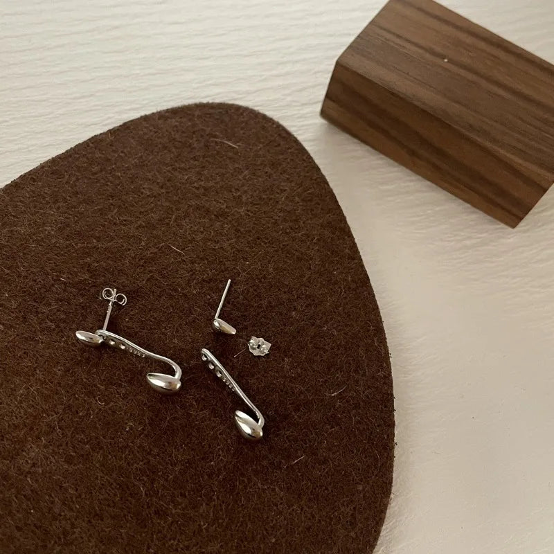 Water Drop Stud Earrings - MONLANE