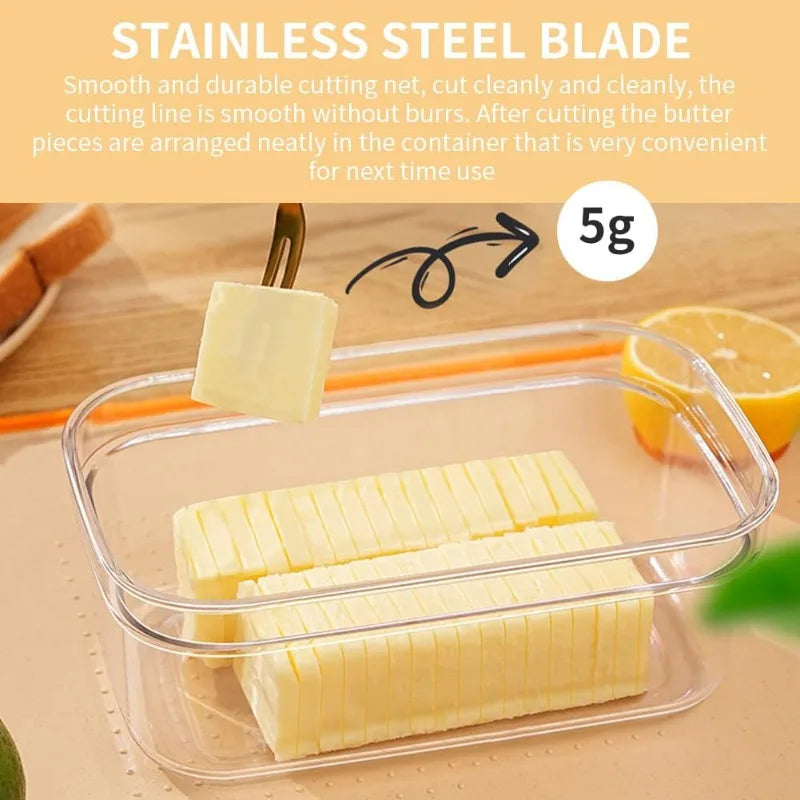Sealed butter cutting tray Butter