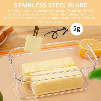 Sealed butter cutting tray Butter