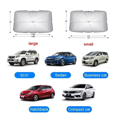 Windshield Folding Front Parasol Umbrella