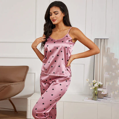 Sexy Silk Pajama Set - MONLANE