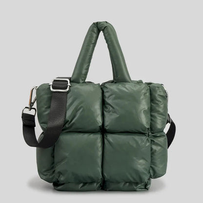 Quilted Luxury Nylon Down Cotton Bag
