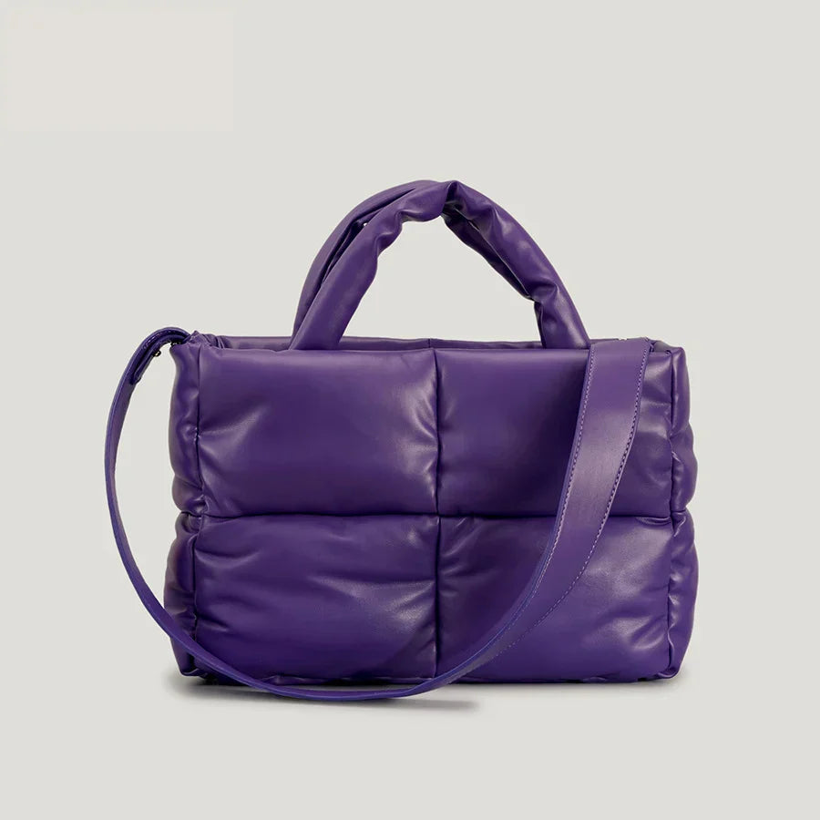 Quilted Luxury Nylon Down Cotton Bag