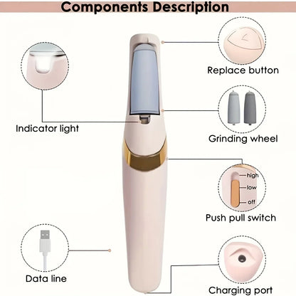 USB Rechargeable Electric Foot Callus Remover