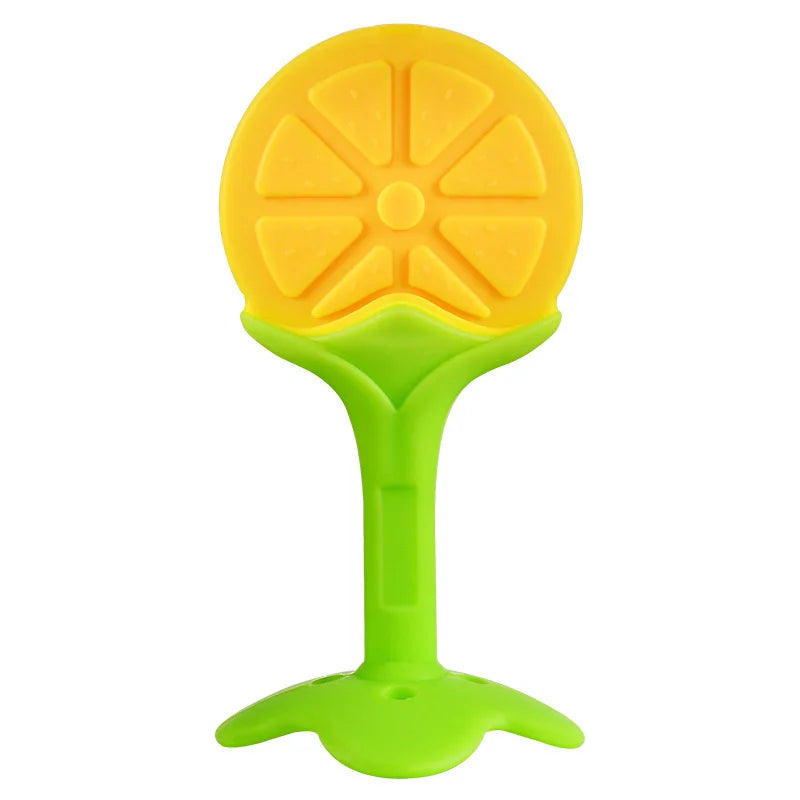 Baby Silicone Training Toothbrush Teething Ring