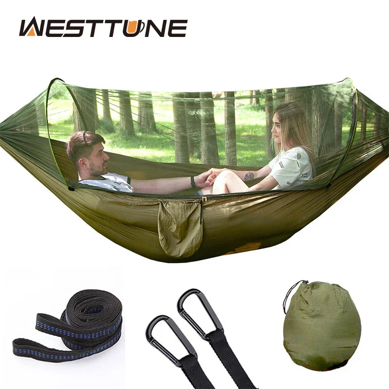 WESTTUNE Outdoor Camping Hammock with Net