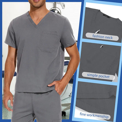 V Neck Scrub sets for men