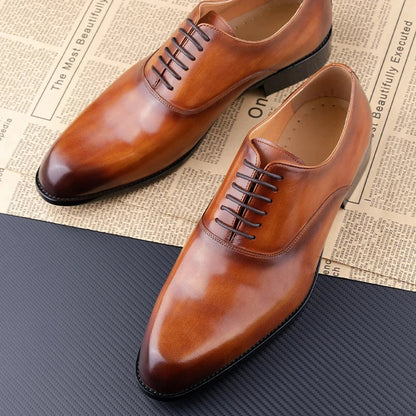 Elegant Men Leather Dress Shoe - MONLANE