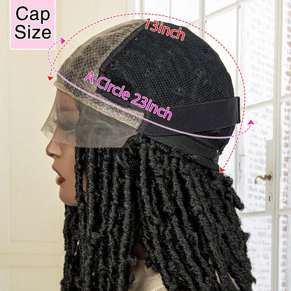 Dreadlocks Braided Lace Frontal Wig - MONLANE