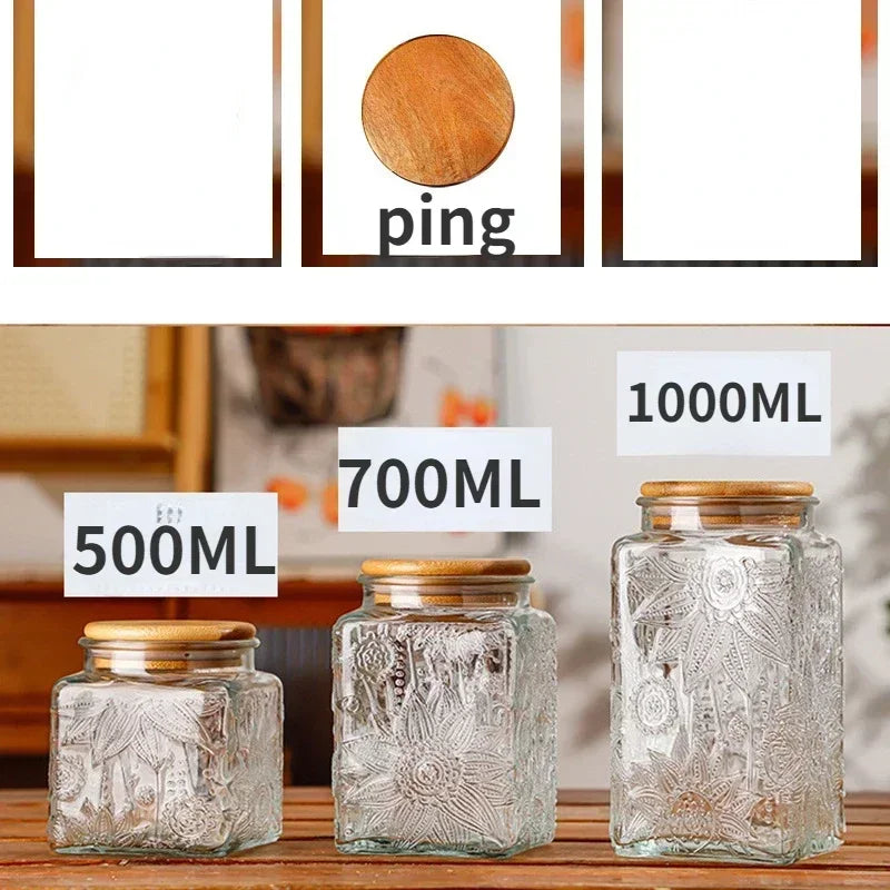 Airtight Glass Jars - MONLANE