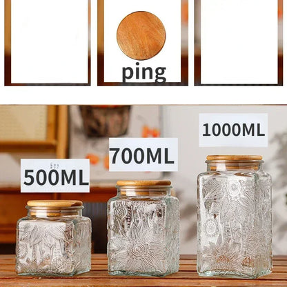 Airtight Glass Jars - MONLANE