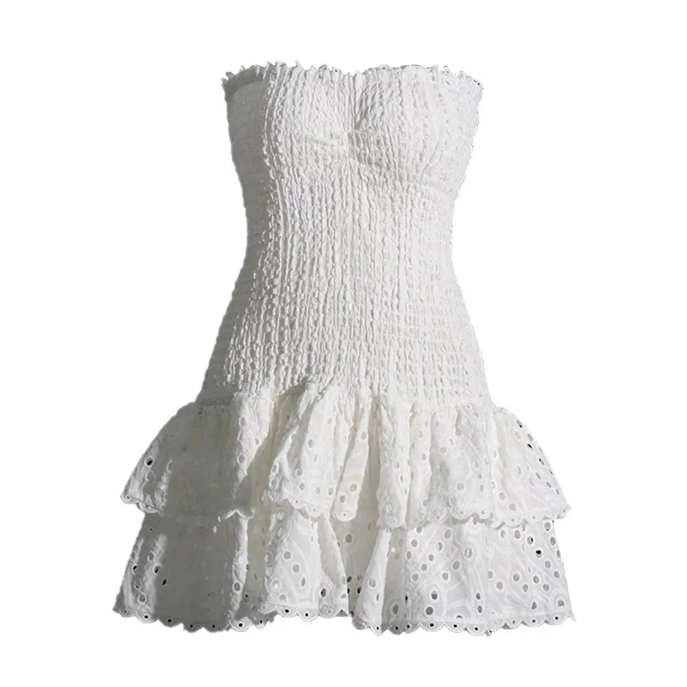 Strapless High Waist Slimming Dress