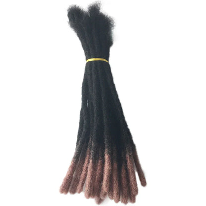 Human Hair Kinky Straight Crochet Locs 20/18inch
